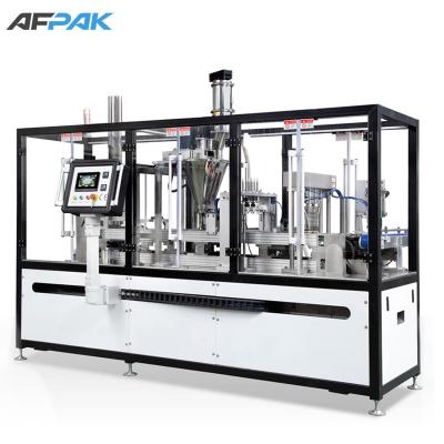 China High Speed Factory Price Automatic Coffee Capsule High Efficiency K Cup Filling And Sealing Machine for sale