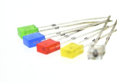 China 2×3×4 mm or 2×5×7mm Square Rectangular Without Flange Type Red Lamp LED Diode Lights, signal indicator for sale