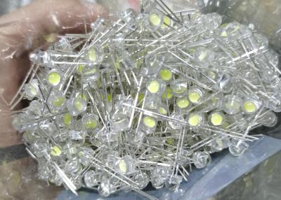 China Wide Viewing Angle Type Pure Green Indicator Led , Straw Hat Reliable Led Emitting Diode for sale