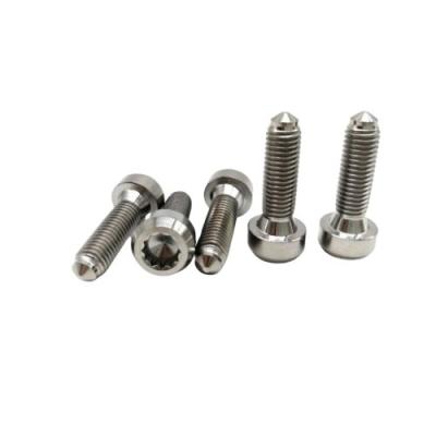 China DIN estándar M7 x 24mm 6AL-4V Titanio cerrojo de aleación para BBS ruedas de aro dividido mejor material de rendimiento en venta