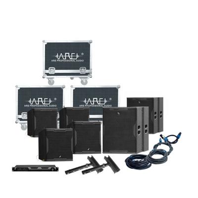 China ARE AUDIO passive single 10 inch compact outdoor line array speaker for corporate events for sale