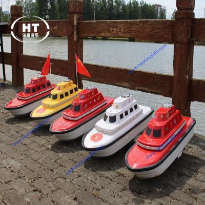 China Hot Selling Cheap Water Region Remote Control High Speed Battery Power Racing RC Boat For Inflatable Pool for sale