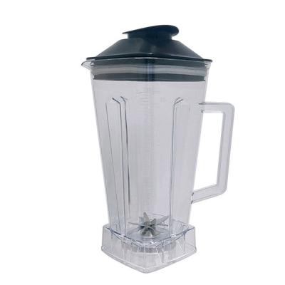 China Commercial Blender parts can be replaced by 2L PC Cup Blender jar Replace the Parts Cup Container jar for sale