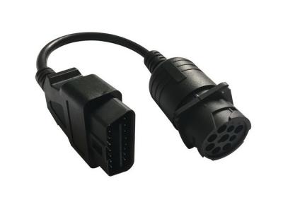 China Varón negro del Pin J1939 de Deutsch 9 a J1962 OBD2 OBDII 16 Pin Male Cable en venta