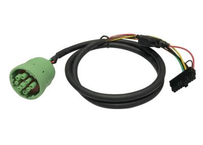 Chine J1939 vert Allemand 9 Pin Female à Molex 20 Pin Female Cable avec le fusible à vendre