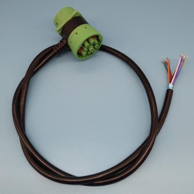 Chine Femelle de vert de J1939 Allemand 9-Pin et fonction émulation masculine au câble d'extrémité ouverte à vendre
