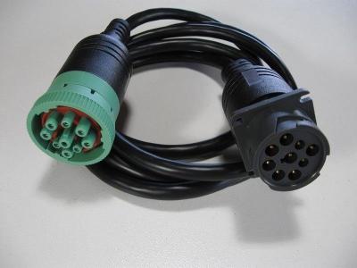 China Tipo verde - 2 Pin J1939 de Deutsch 9 femenino al cable masculino del tipo 1 J1939 en venta