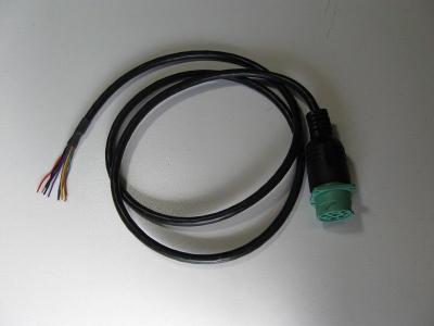 Chine Type vert - 2 J1939 Allemand 9 Pin Male Receptacle au câble d'extrémité ouverte à vendre