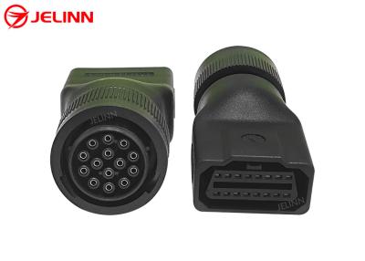 China CAT 14 Pin to OBD 2 OBD2 16 Pin 16pin Female Adapter for Caterpillar for sale