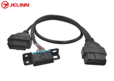 China OBD2 OBDII Male to GM OBD2 Female and OBD2 Female Splitter Y Cable for sale
