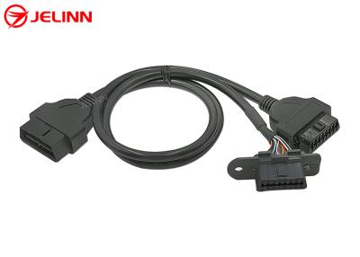China OBD2 OBDII Male to Volvo OBD2 Female and OBD2 Female Splitter Y Cable for sale