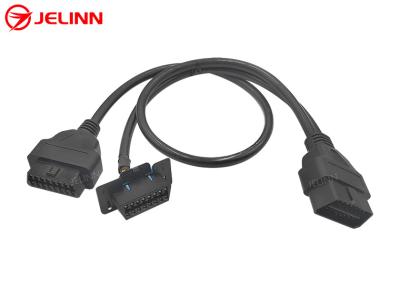 China OBD OBDII Male to Chevrolet OBD2 Female and OBD2 Female Splitter Y Cable for sale