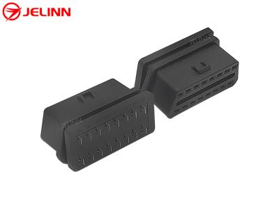 China 16 Pin J1962 OBD2 OBDII Female Connector with Endurable Straight Pins for sale