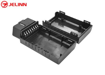 China OBD 2 OBD2 Housing OBDII Plastic Case With Curved Pins Connector for sale