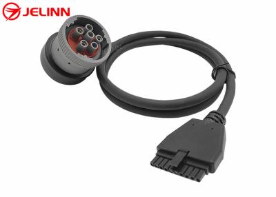 China PT30 ELD Device Cable 6 Pin J1939 Cable for Electronic Logging Device Heavy Duty Trucks in North America for sale