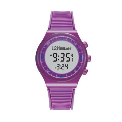 China 2020 AL-HELAL muslim prayer watch alarm sport digital azan watch AE-316 with water resistant for sale