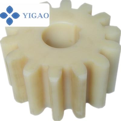 China Custom Finish Service OEM Eco-Friendly Surface Engineering Profiled CNC Engraving Processing Parts Nylon Gear for sale