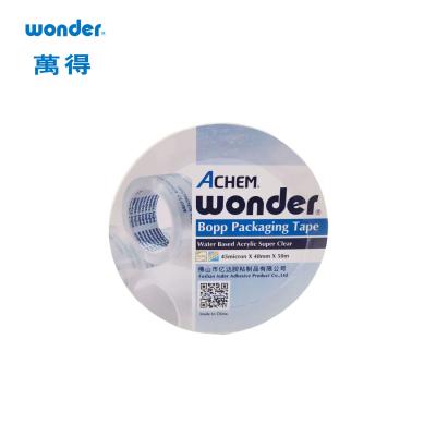 China Custom BOPP Bag Sealing Tape , Super Clear Bopp Tape 48mm x 50m for sale