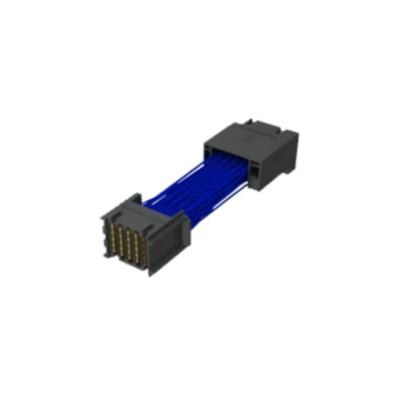 China EBCF-1-4-10-V-1-06-V-1 Connectors 112 Gbps Rectangular Cable Assemblies for sale