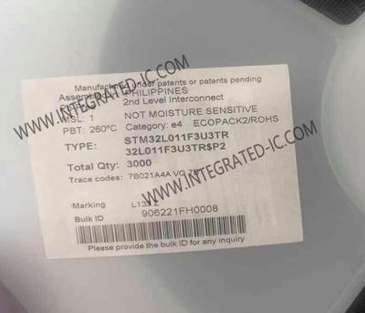 China STM32L011F3U3TR 32-Bit Single-Core 32MHz ARM Cortex-M0+ Microcontroller IC for sale
