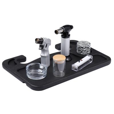 China Biodegradable Custom RrollingTray Factory Wholesale Smoking Rolling Tray Custom LOGO Plastic Rolling Tray For Car for sale