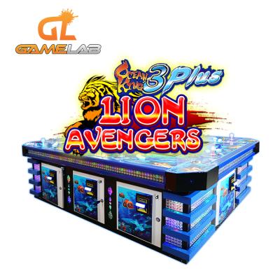 China Metal + Acrylic / Customize Win Money New Arrive Deluxe 8 Players Fish Game Table Ocean King 3 Plus Raging Fire for sale