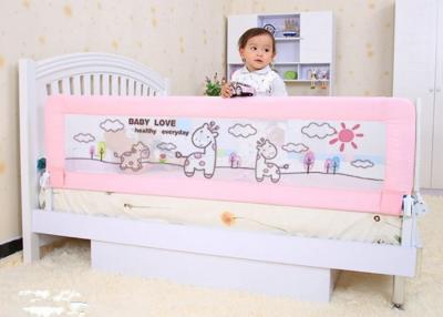 China Foldable Bunk Bed Guard Rail For Full Size Bed Washable Fabric / Safety First Portable Bed Rail for sale