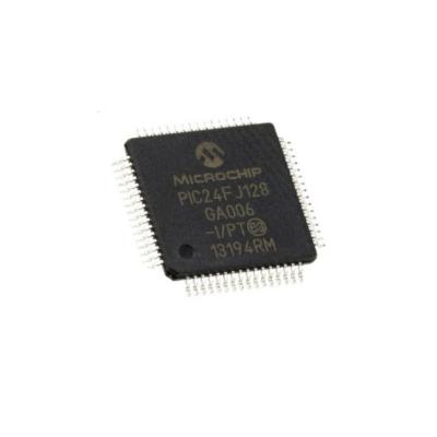 China Electronic components PIC24FJ128GA006-I/PT 24FJ128GA006 TQFP64 standard microcontrollers (integrated circuits) for sale