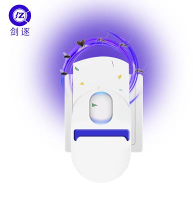 China JZ Pest Control Indoor Household Plug in Style UVA LED Blue Light Electric Power Automatic Fly Catcher for sale