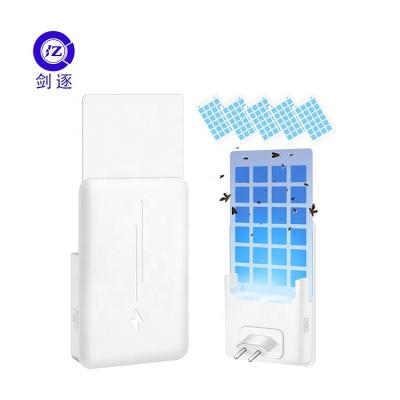 China JZ White Harmless Fly Catcher Insect Killing Anti Mosquito Lamp UV Attraction Mosquito Repellent Sticker Lamp for Indoor Bedroom for sale