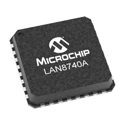 China American Microchip Integrated Circuits LAN8740A-EN-TR Brand New Original Electronic Components Package Monitor and Reset Ethernet Controller for sale