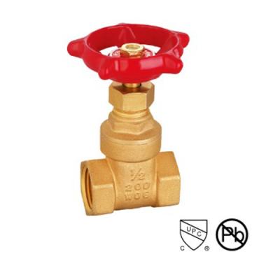 Cina Corpo di colata di ottone Femminile filo 4 pollici Valvola di cancello di ottone collegare potenza manuale in vendita