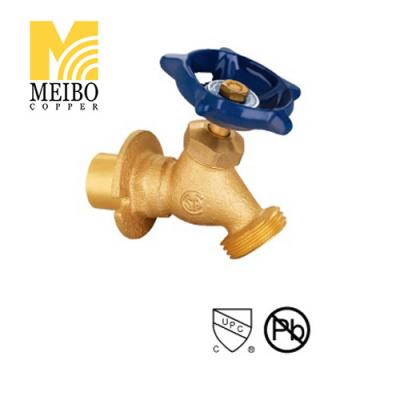 China Threaded And Solder Ends Plain Brass Boiler Drain Valve For Machine for sale
