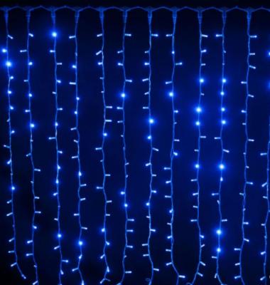 China customized sizes 2M*3M/600leds Garden home Outdoor Decorative RGB color remote control LED Curtain Lights for sale