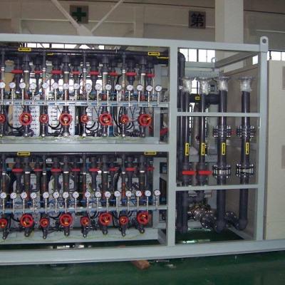 China Construction works Silicon Wafer Cleaning Water Purification System 3000 lph PLC Control Ultrapure for sale
