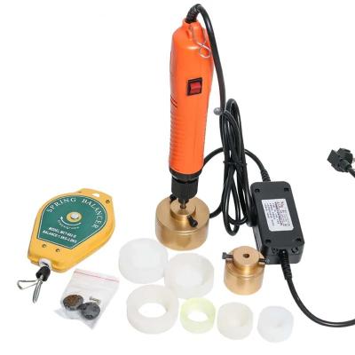 China High Torque Adjustable Speed Food Lidding Machine Handheld Electric Sealer Plastic Bottle Tightener Screwing Lidder for sale