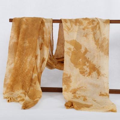 China New Latest Tie Dyed Scarf Tied Dye Hijab Scarf Tie Dye Stylish Daily Life Women New Latest for sale