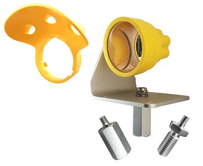 China Leica GPR112 reflector geográfico amarillo Prisma de 60 mm grande Prisma con refugio de nieve y lluvia en forma de L en venta