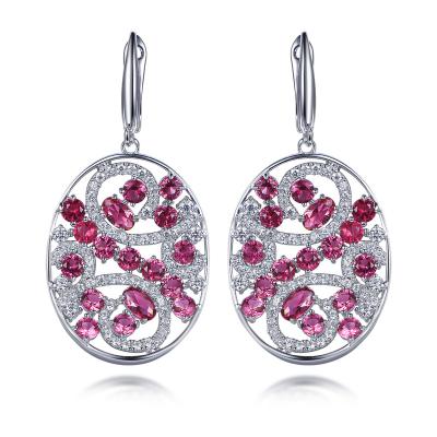 China Trendy 925 sterling silver fashion jewelry wholesale earrings women's charm 2020 drop earrings for sale