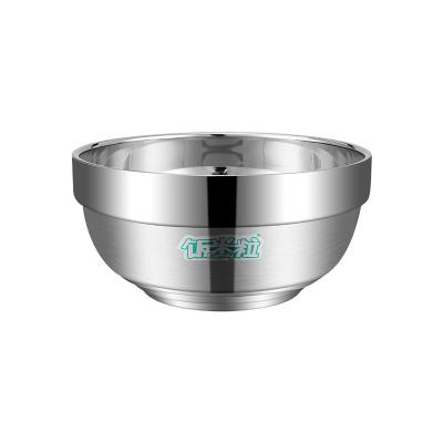China Sustainable Rice Bowl Stainless Steel Heat Insulated Double Walled Rice Bowl for sale
