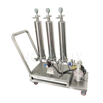 Chine Machine de fabrication de parfums liquides Filtre de parfums à trois étapes en acier inoxydable à vendre
