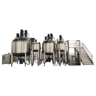 China Máquina de mezcla de emulsificación por vacío industrial de pasta de dientes Máquina de fabricación de pomadas en venta