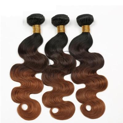 China #T1B/4/30 Body Wave Remy Banderas de cabello humano Coser en tejido Banderas Banderas brasileñas en venta