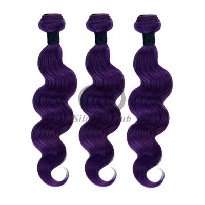 China Purple Body Wave Remy Human Hair Bundles Sew In Weave Bundles Brazilian Bundle Deals for sale