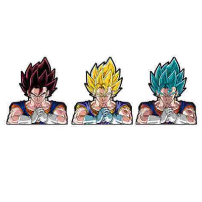 Cina Adesivo a cartone animato impermeabile DBZ Vegeta Cambiamento Flips Adesivi Anime Lenticolare Anime Motion Auto Adesivo in vendita