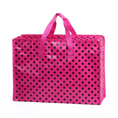 China recyclable laminated printed colorful design pp shopping bag for sale