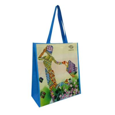China Customized pp woven shopper bags with recyclable material in high demand for sale