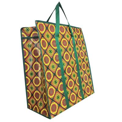 China Tote Bag with Woven Handle PP Woven Shopping Bags ' Satisfaction for sale