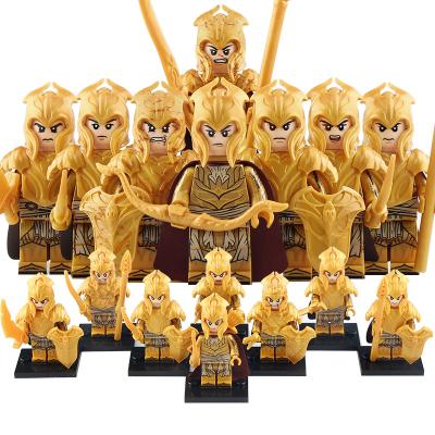 China New Building Toy X0315 Soldier Medieval Knight Mini Guard Archer Shooter Quick Arrival Warcraft Elven Action Numbers Building Blocks Toys for sale