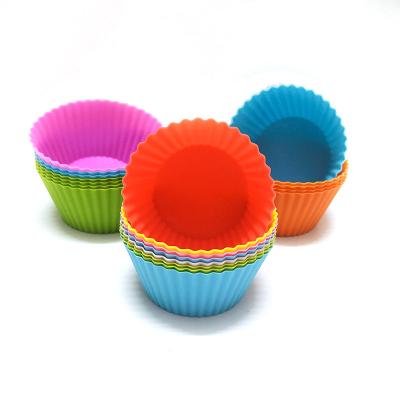 China Non Sustainable Stick Food Grade Silicone Rubber Mini Cake Baking Mold for sale
